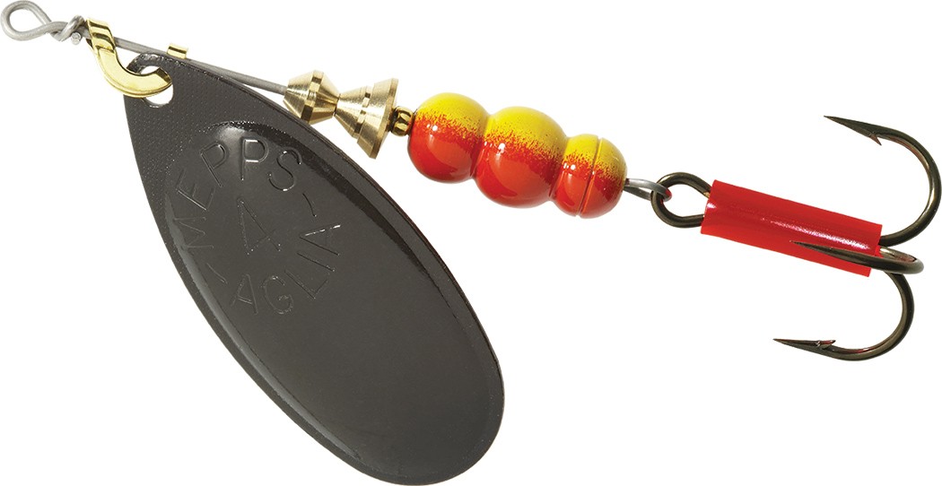 Mepps Aglia Gr. 4 9g Gold Kupfer Silber Schwarz