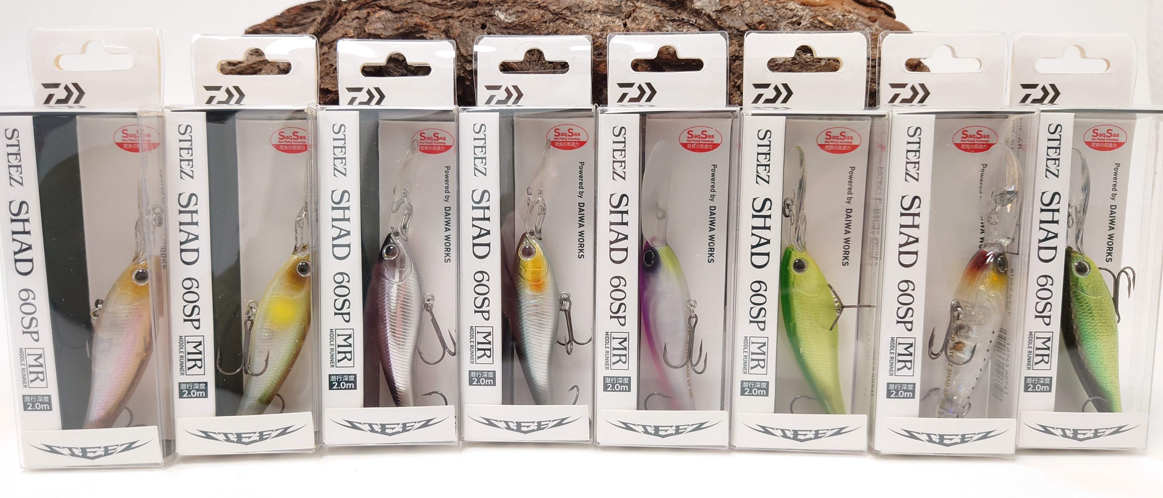 Daiwa Steez Shad 60SP MR Medium Deep Runner 6cm 6,7g 8 Farben