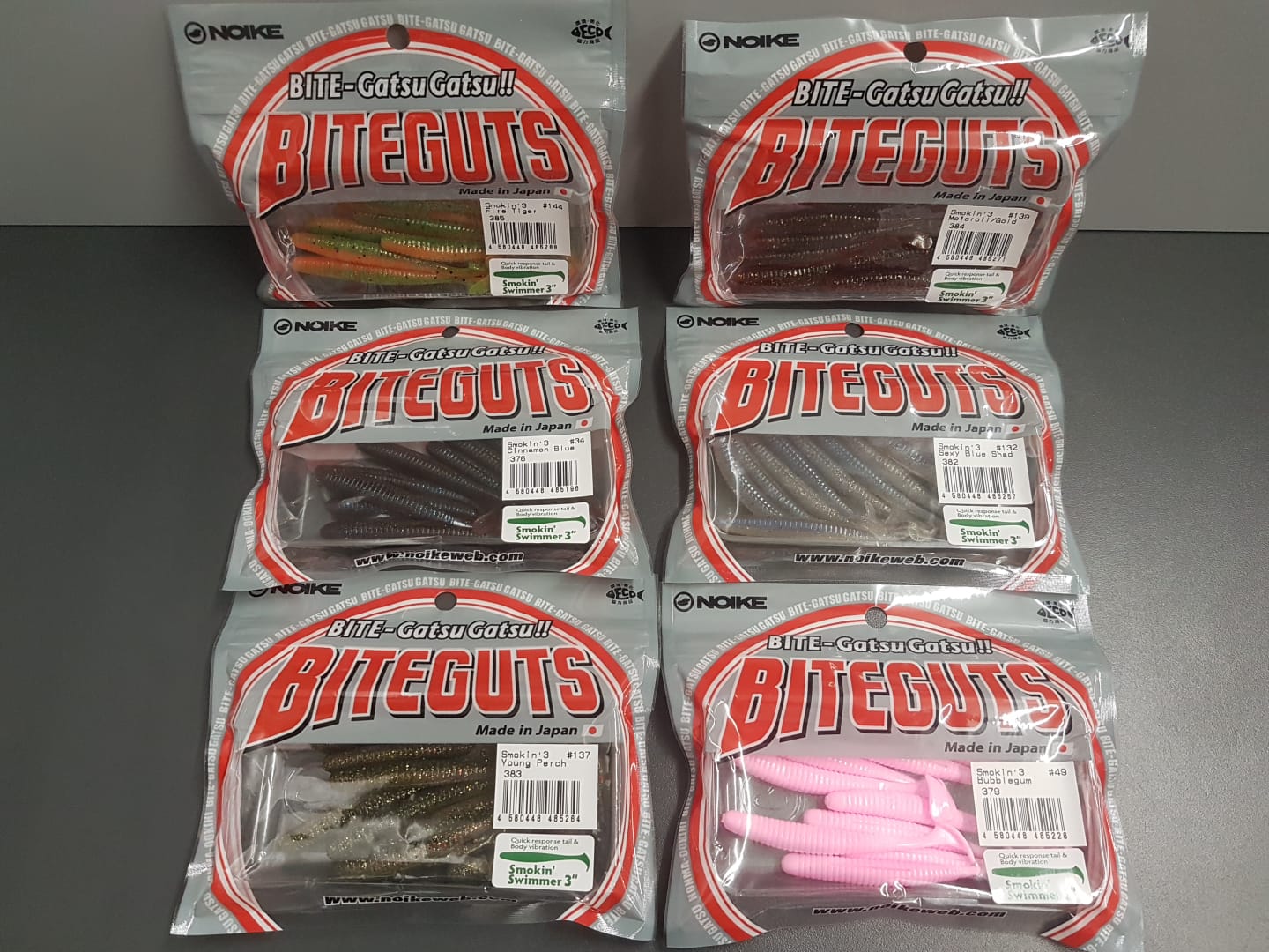 Noike Smokin´Swimmer 3" 7,6cm 9 Stück 12 Farben