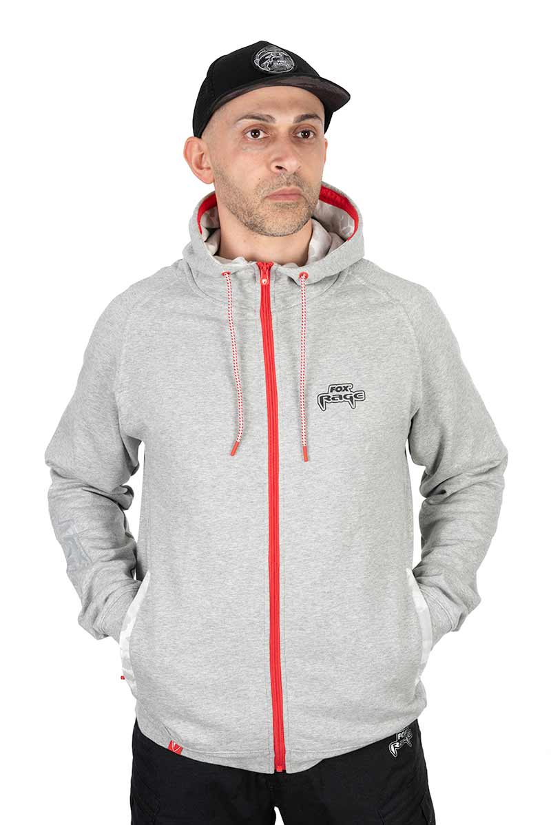 Fox Rage Voyager Hoodies Hoody Jacke Gr. S M L XL XXL XXXL Light Grey