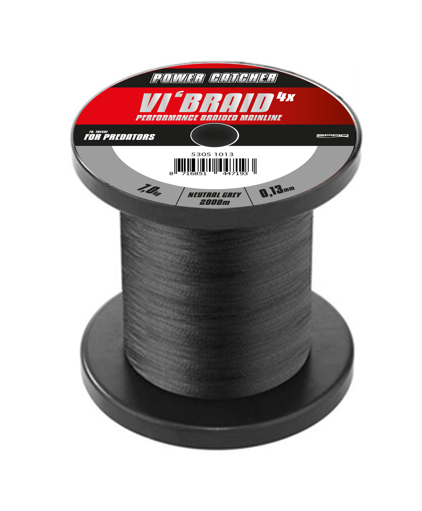 Spro Powercatcher Vi´Braid Grey 0,10mm 0,16mm 0,18mm 0,20mm 0,22mm 2000m ABVERKAUF