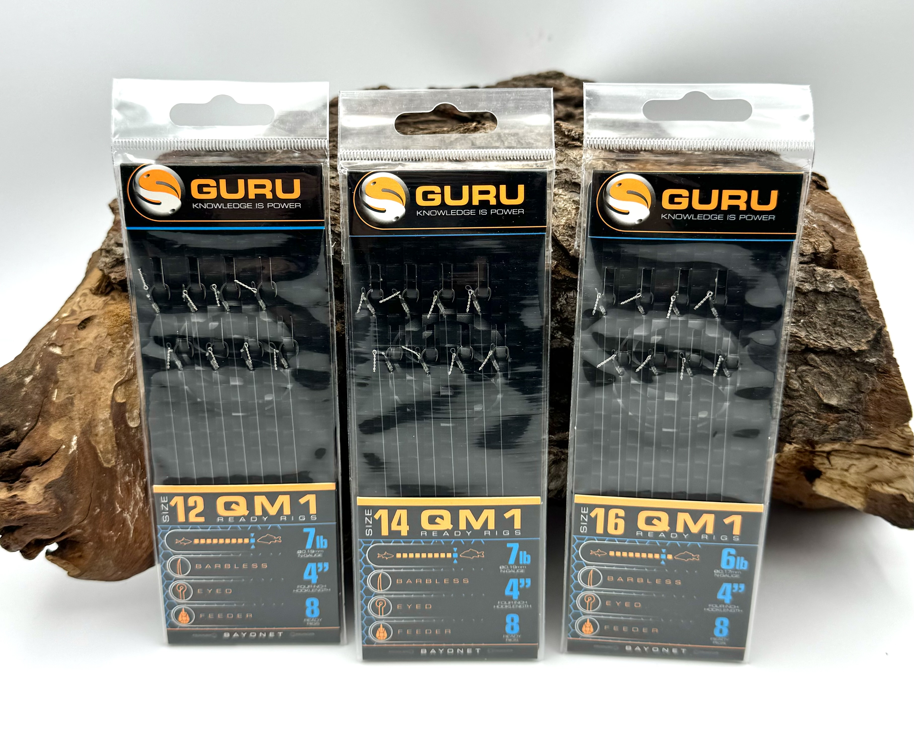Guru QM1 Bayonet Ready Rig´s 4"  Gr. 10 12 14 16