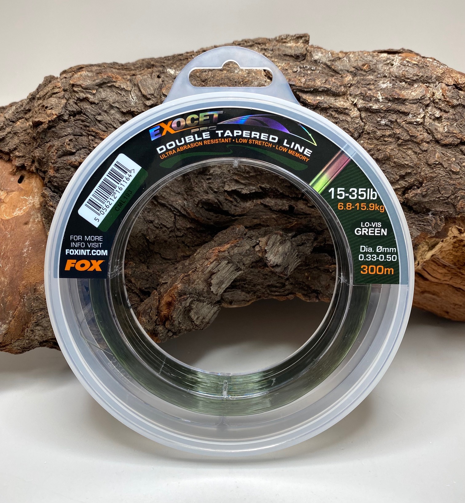 Fox Exocet Double Tapered Line 15-35lb 0,33mm-0,50mm 300m Green Grün