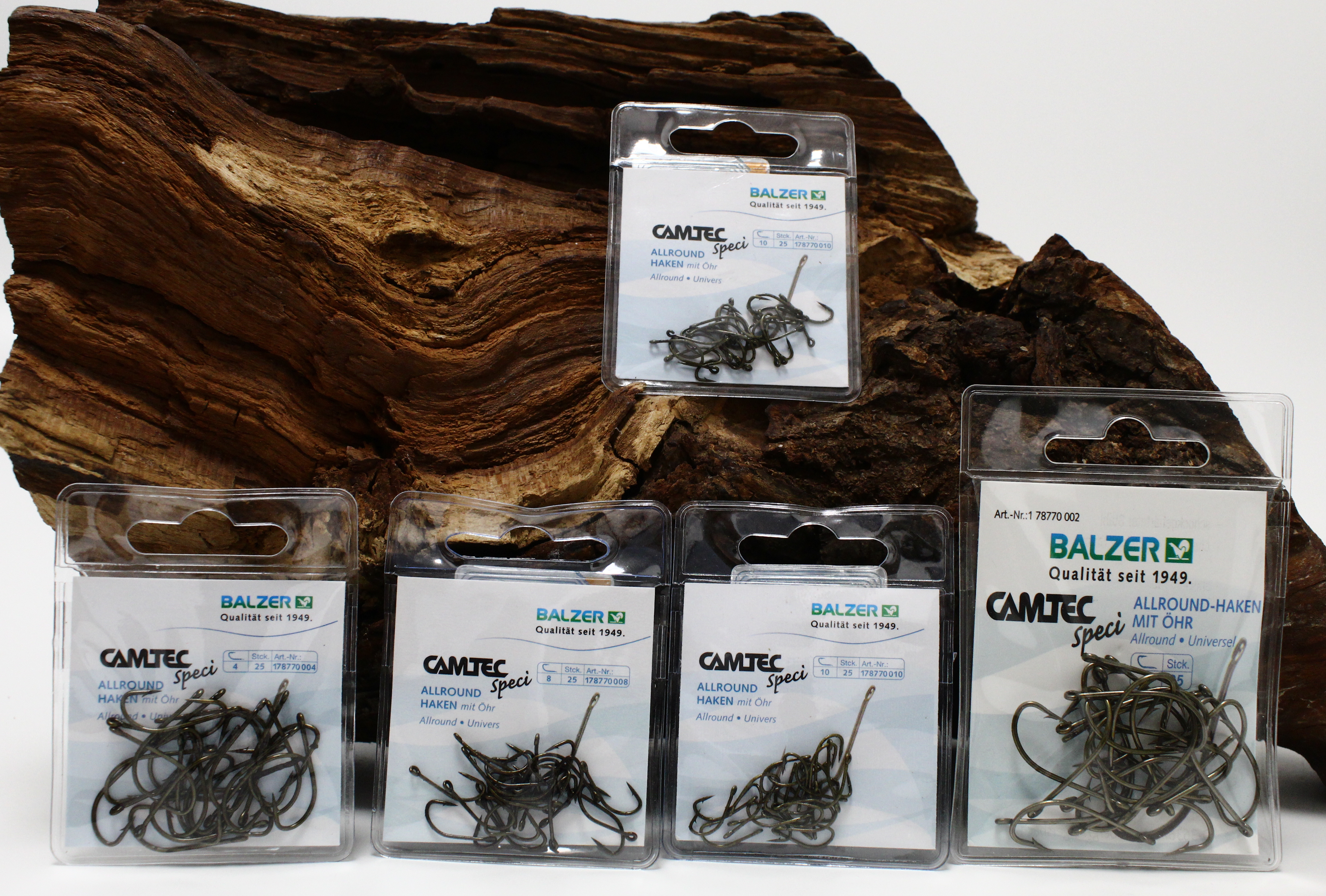 Balzer Camtec Speci Allround Haken brüniert Gr.2 4 6 8 10 12 ABVERKAUF