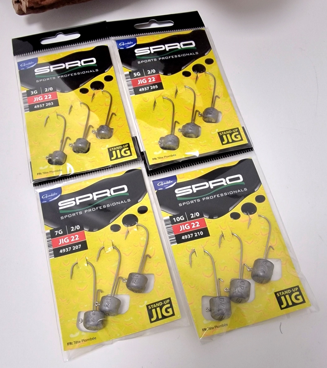 Spro Jig 22 Stand Up 2/0 3g 5g 7g 10g 3,6cm Ned Rig Head Jigheads