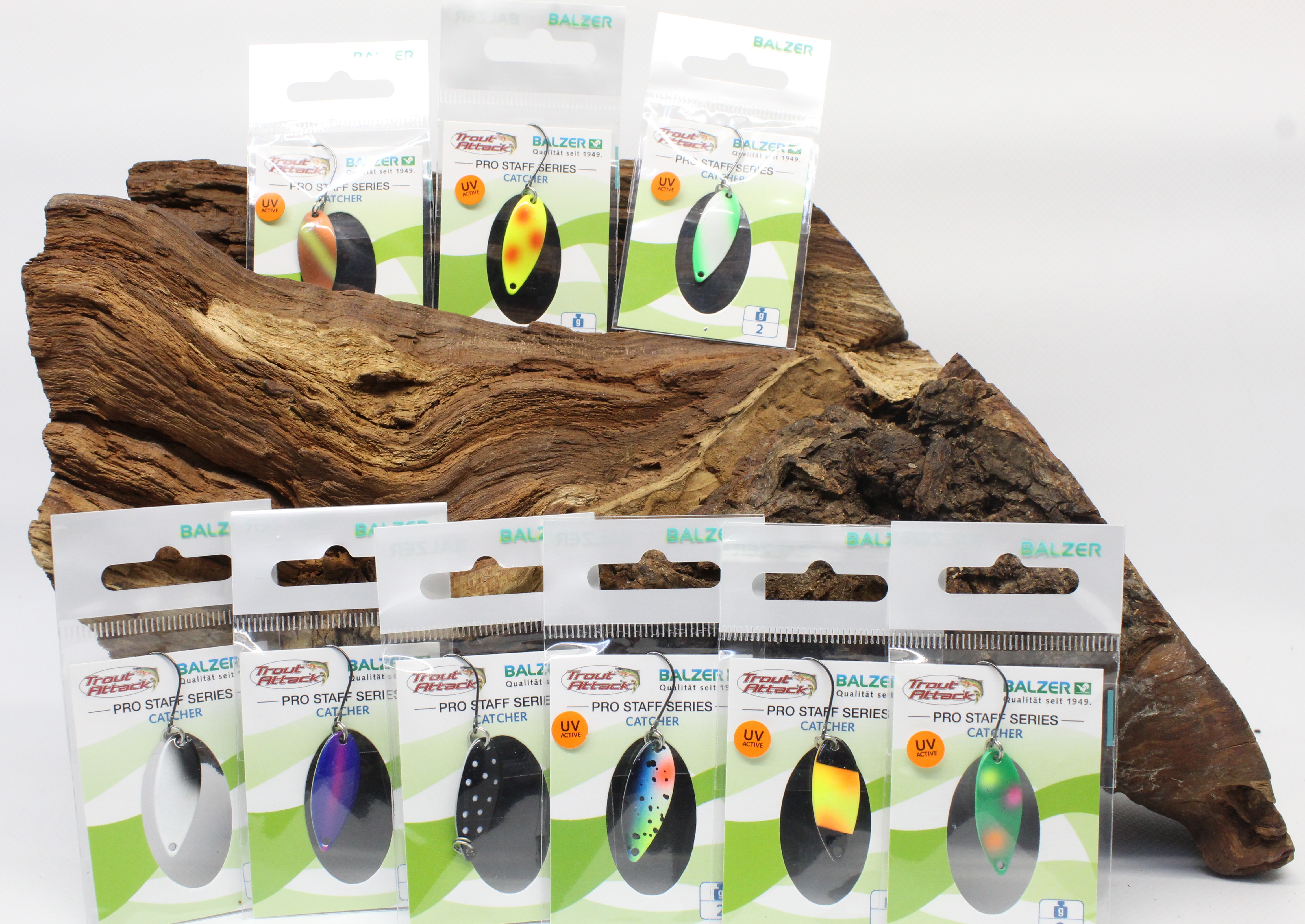 Balzer Trout Attack Pro Staff Series Spoon Catcher 2g 9 Farben