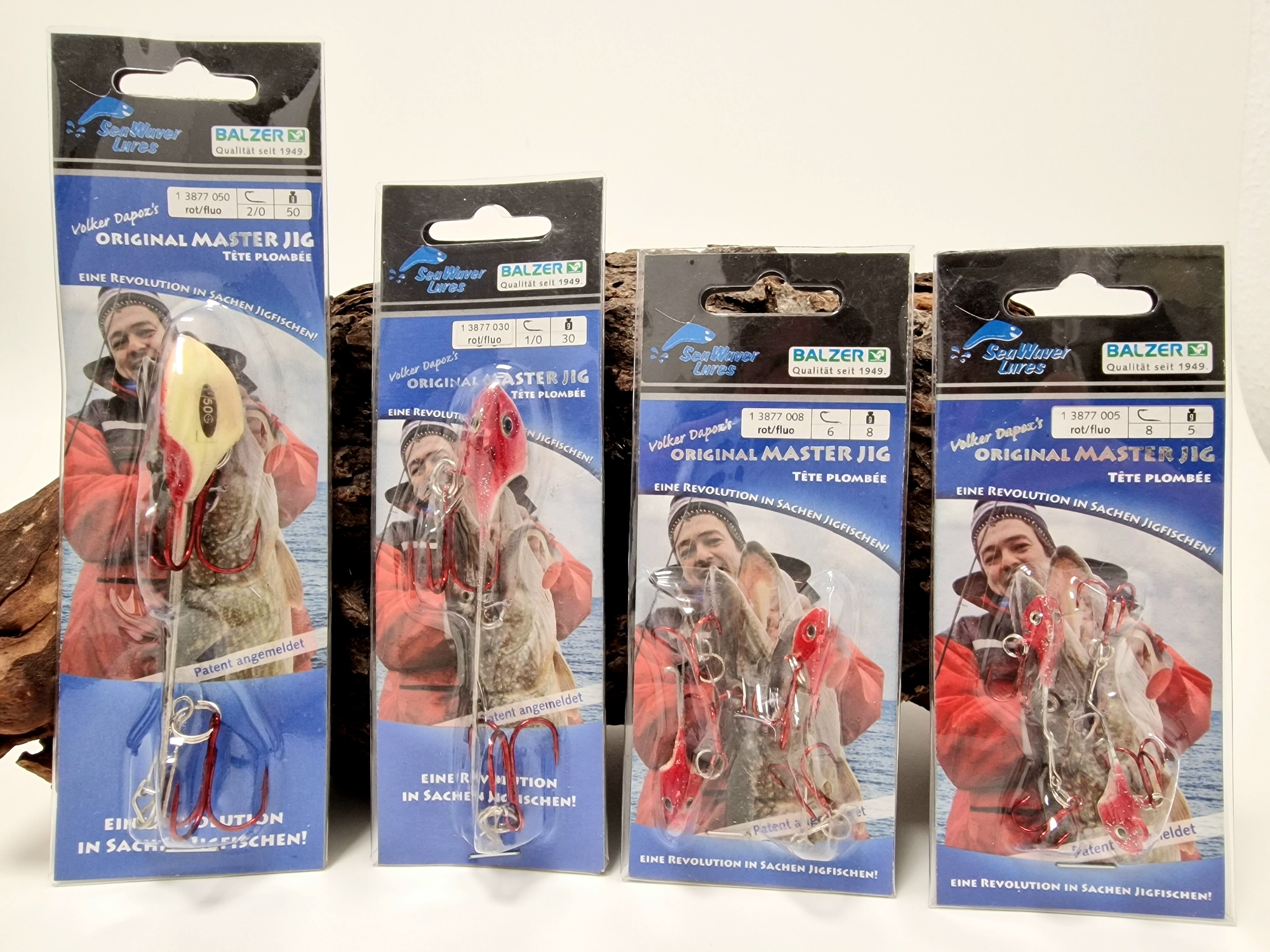 Balzer Volker Dapoz´s Original Master Jig Gr. 8 6 1/0 2/0 Rot Fluo ABVERKAUF