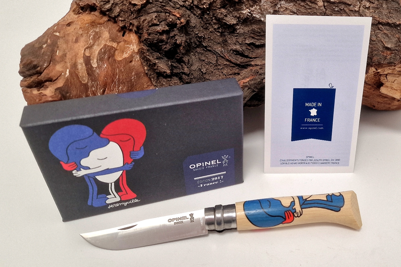 Opinel TNo 08 Taschenmesser Limited Edition "France" Jeremyville