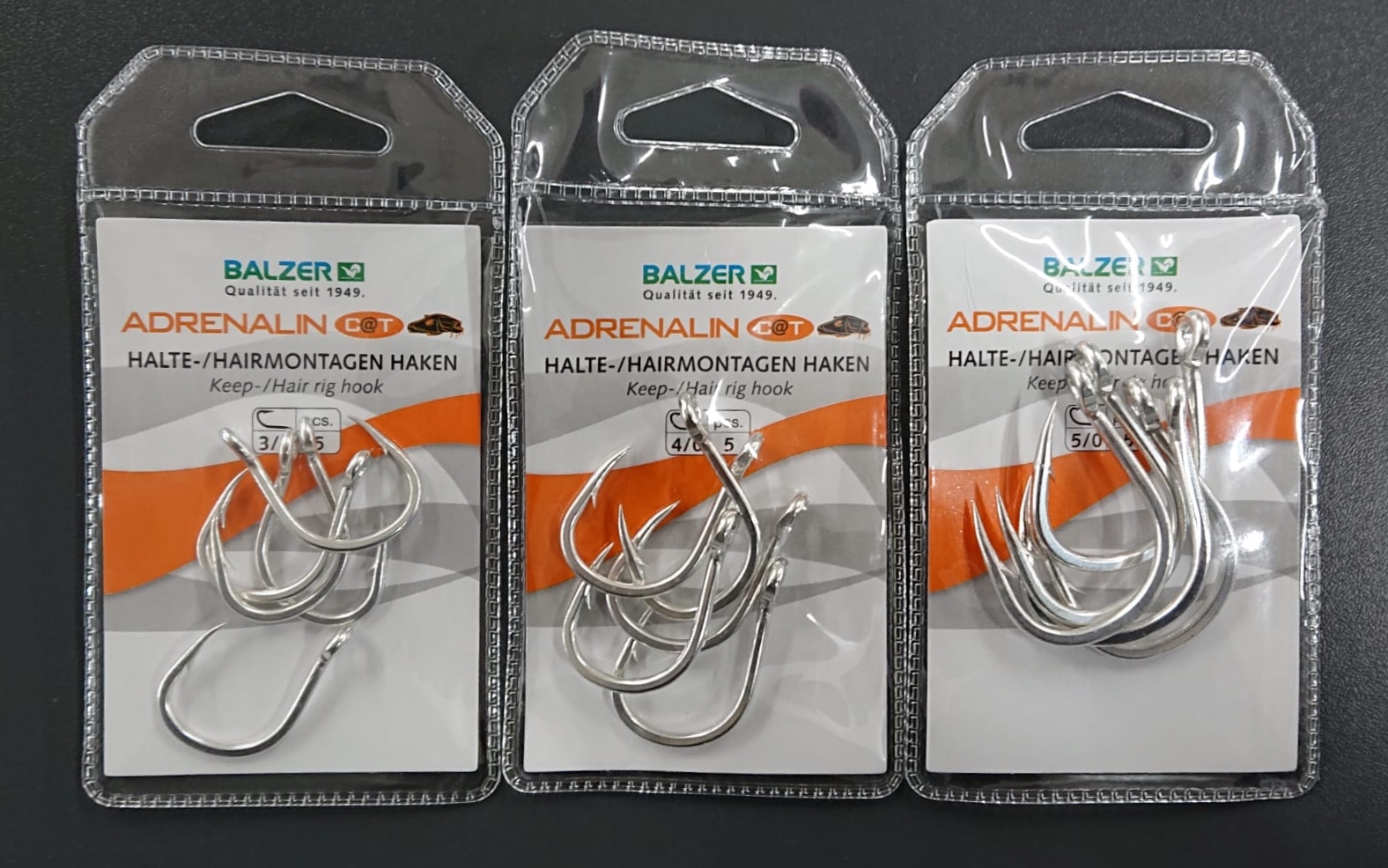 Balzer Adrenalin Cat Halte- und Haarmontage Haken Gr. 3/0 4/0 5/0