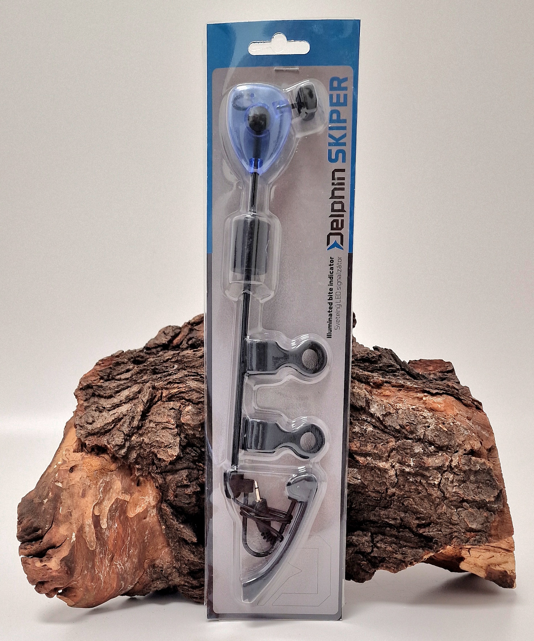 Delphin Bissanzeiger Skiper Swinger Blue Blau Pendelbissanzeiger