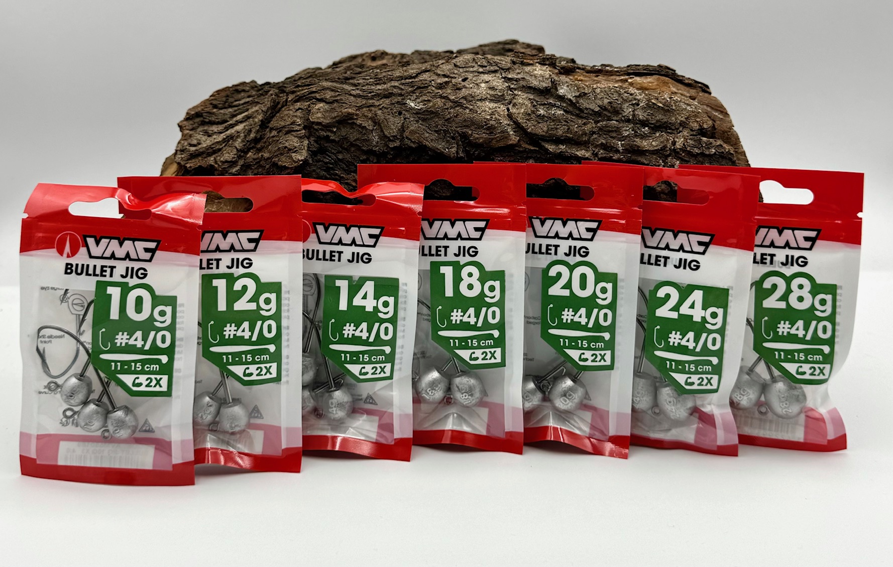 VMC Bullet Jig Haken #4/0 10g 12g 14g 18g 20g 24g 28g