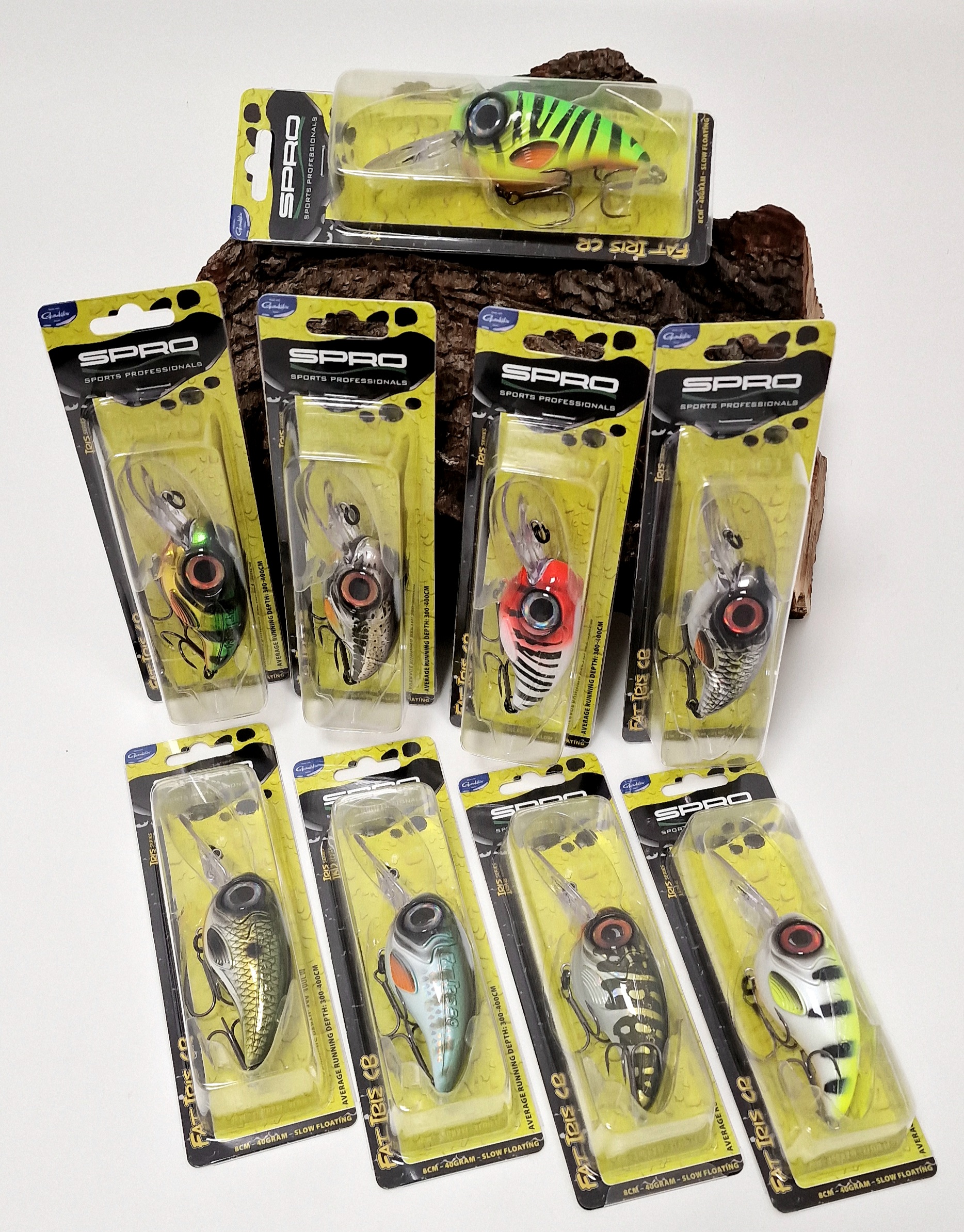 Spro FAT IRIS 80 CR Crank 8cm 40g 9 Farben