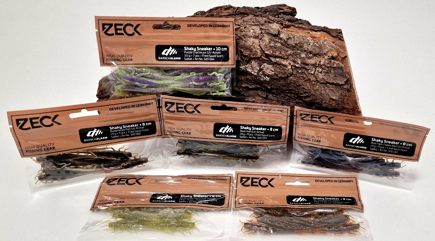 Zeck Barsch Alarm BA Shaky Sneaker 8cm 1,9g 8 Farben Johannes Dietel