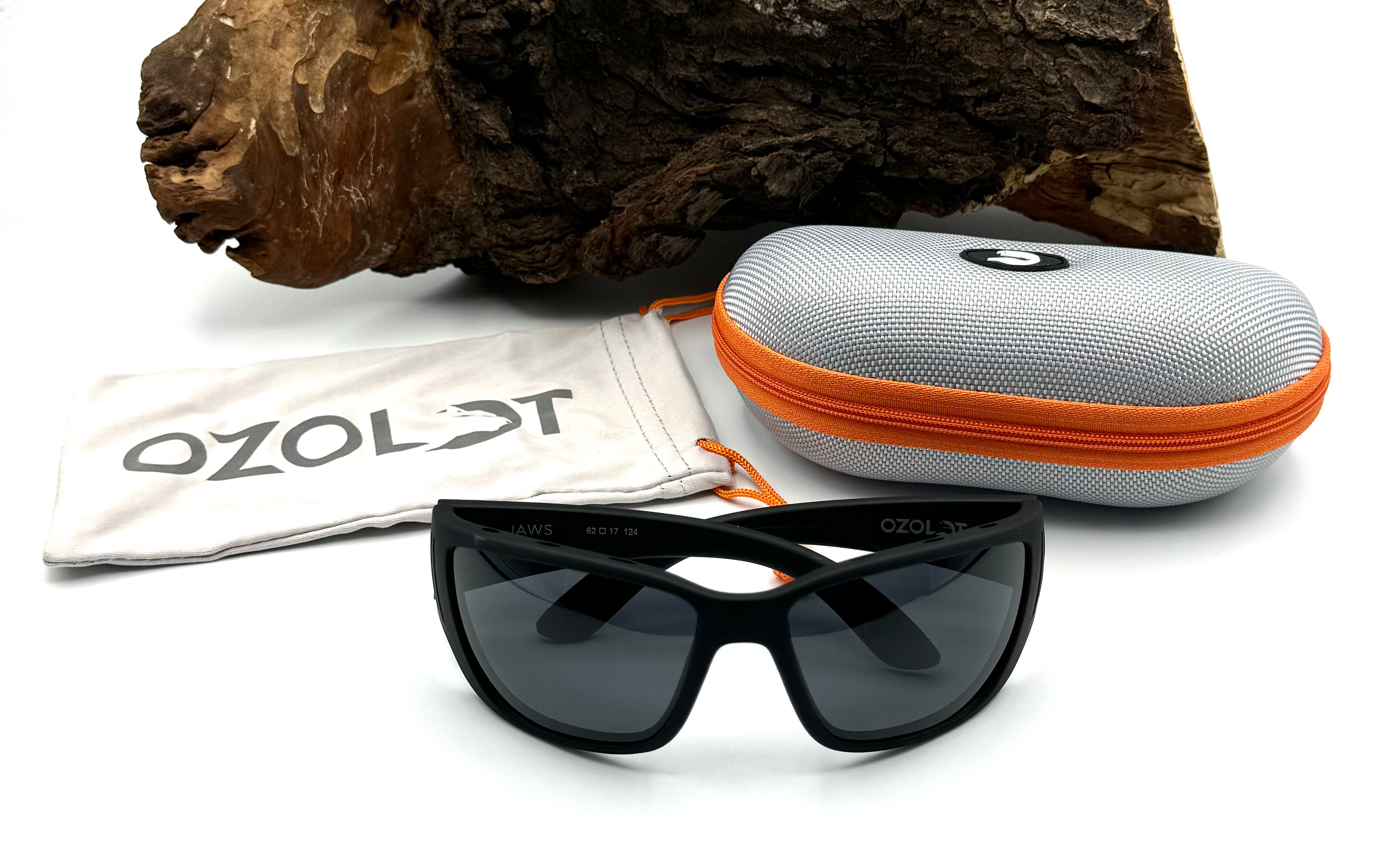 Bullseye Ozolot Jaws Black Rubber Black Polarisationsbrille