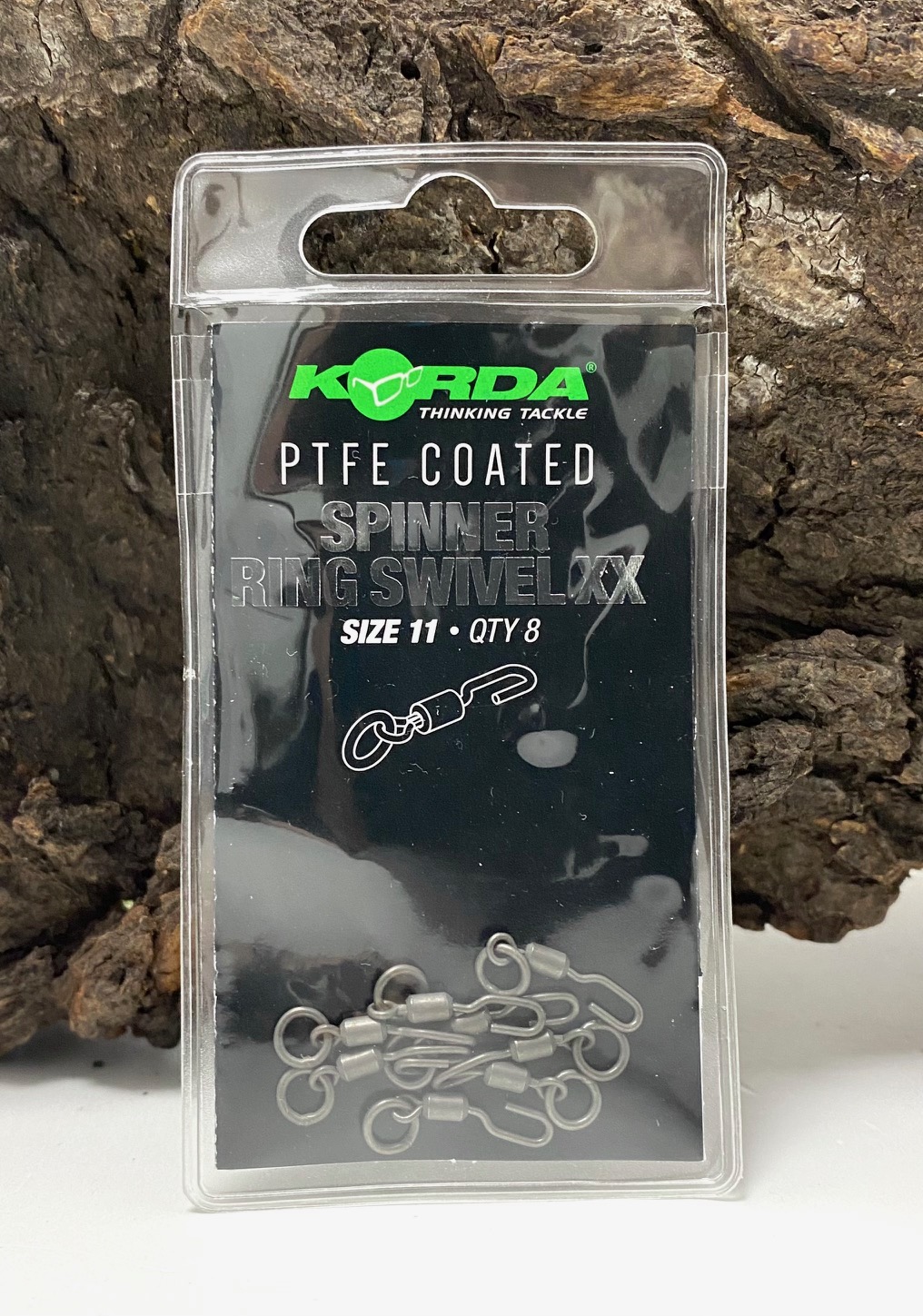 Korda PTFE Spinner Ring Swivel XX Size 11 8 Stück