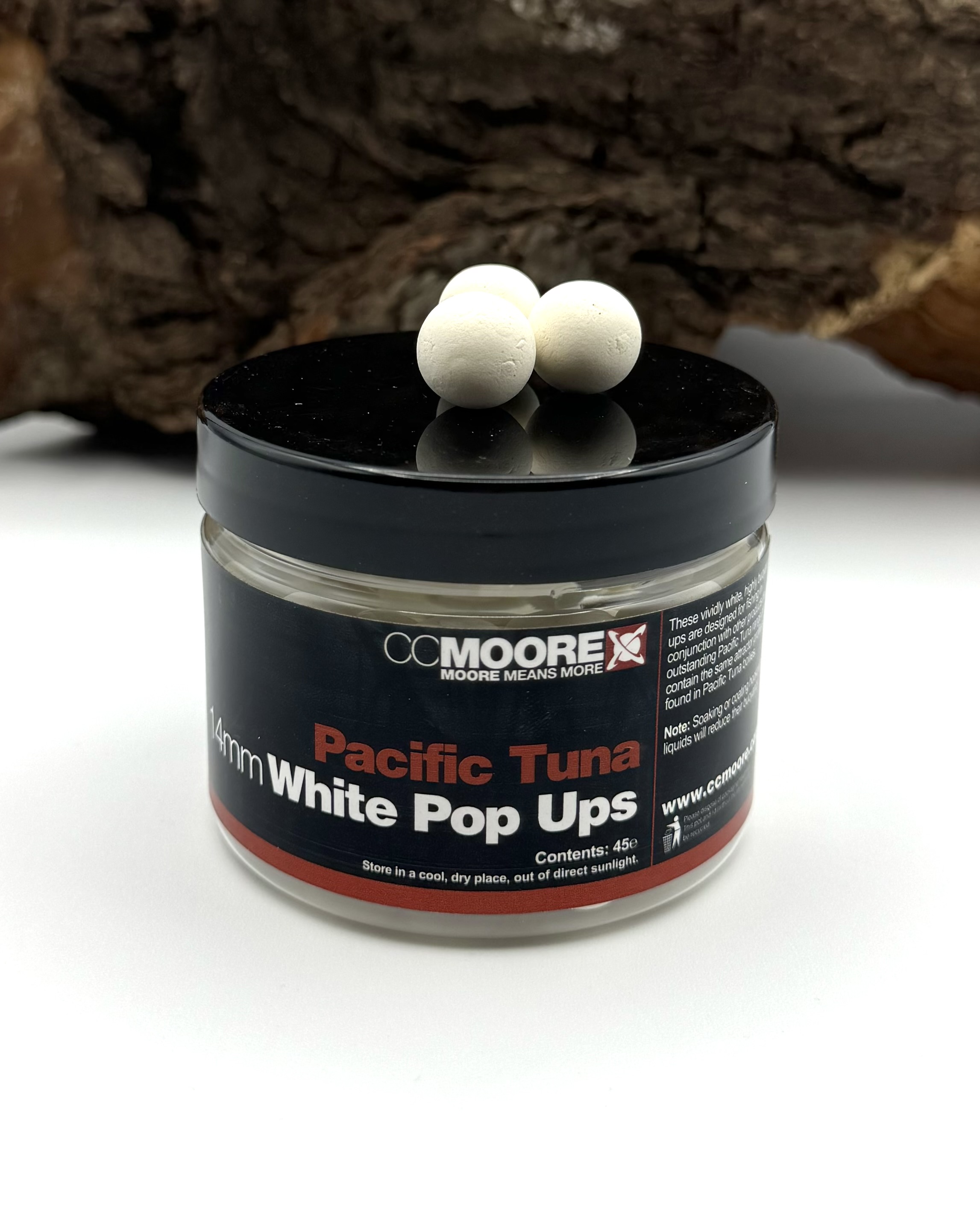 CCMoore Pacific Tuna White Pop Ups 14mm