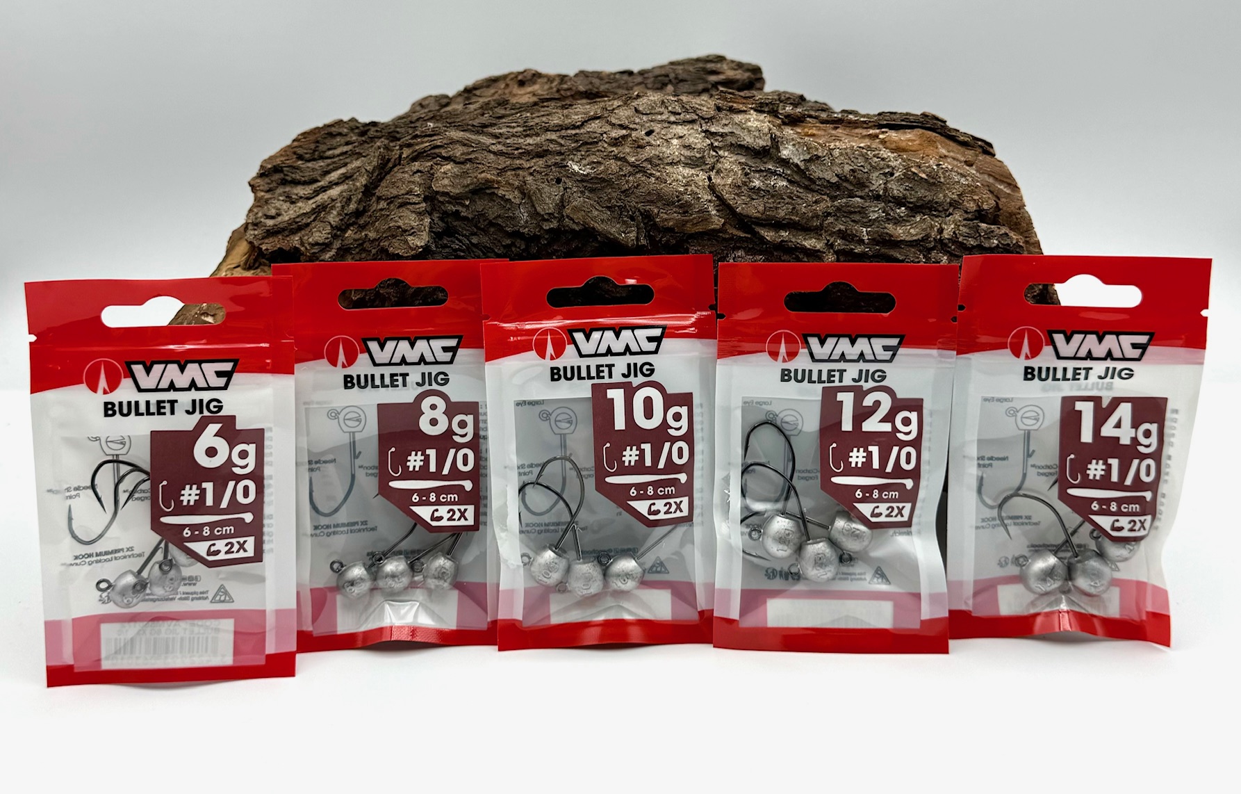 VMC Bullet Jig Haken #1/0 6g 8g 10g 12g 14g