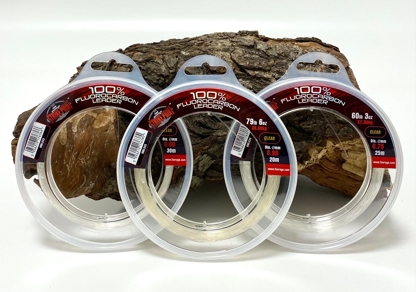 Fox Rage Strike Point Fluorocarbon Leader 0,60mm 0,75mm 0,90mm