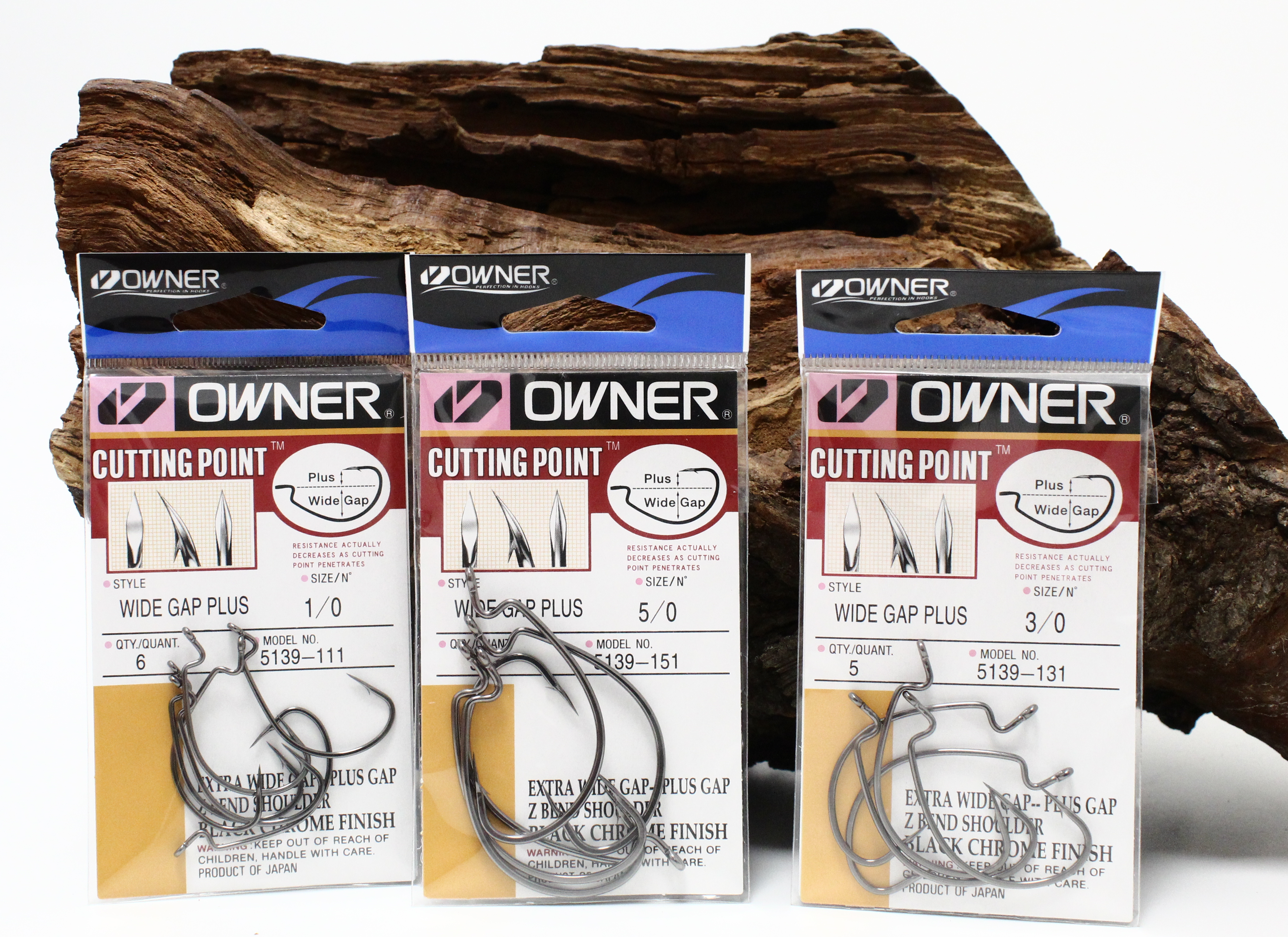 Owner 5139 Wide Gape Plus Offsethaken Gr. 1/0 3/0 5/0