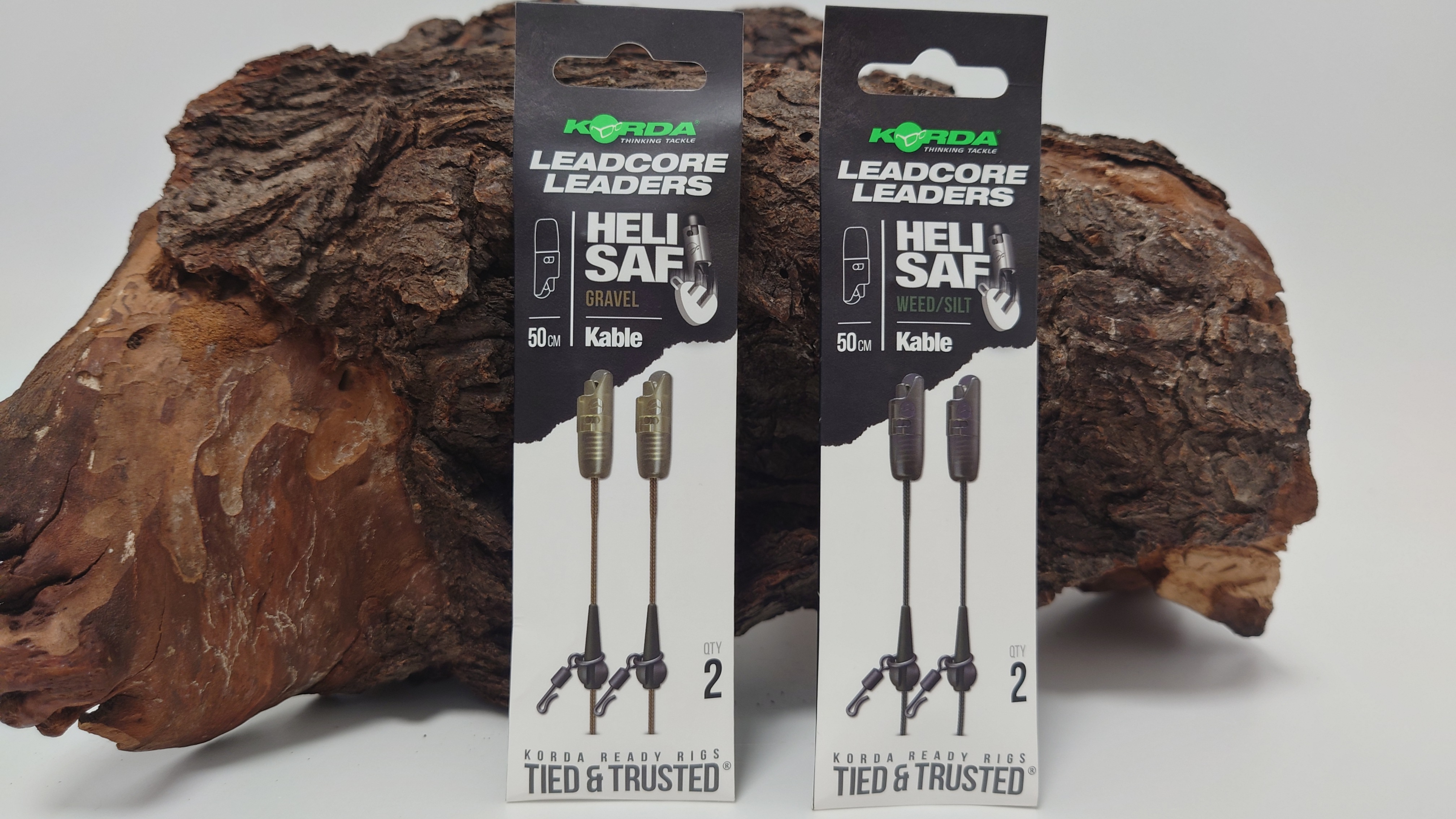 Korda Kable Leadcore Leader Heli Safe Gravel 50cm