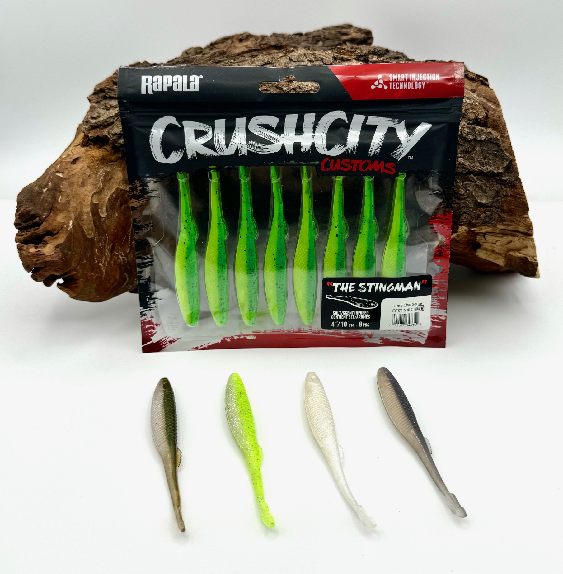 Rapala Crushcity Customs The Stingman 4" 10cm 4,5g 8 Stück 12 Farben