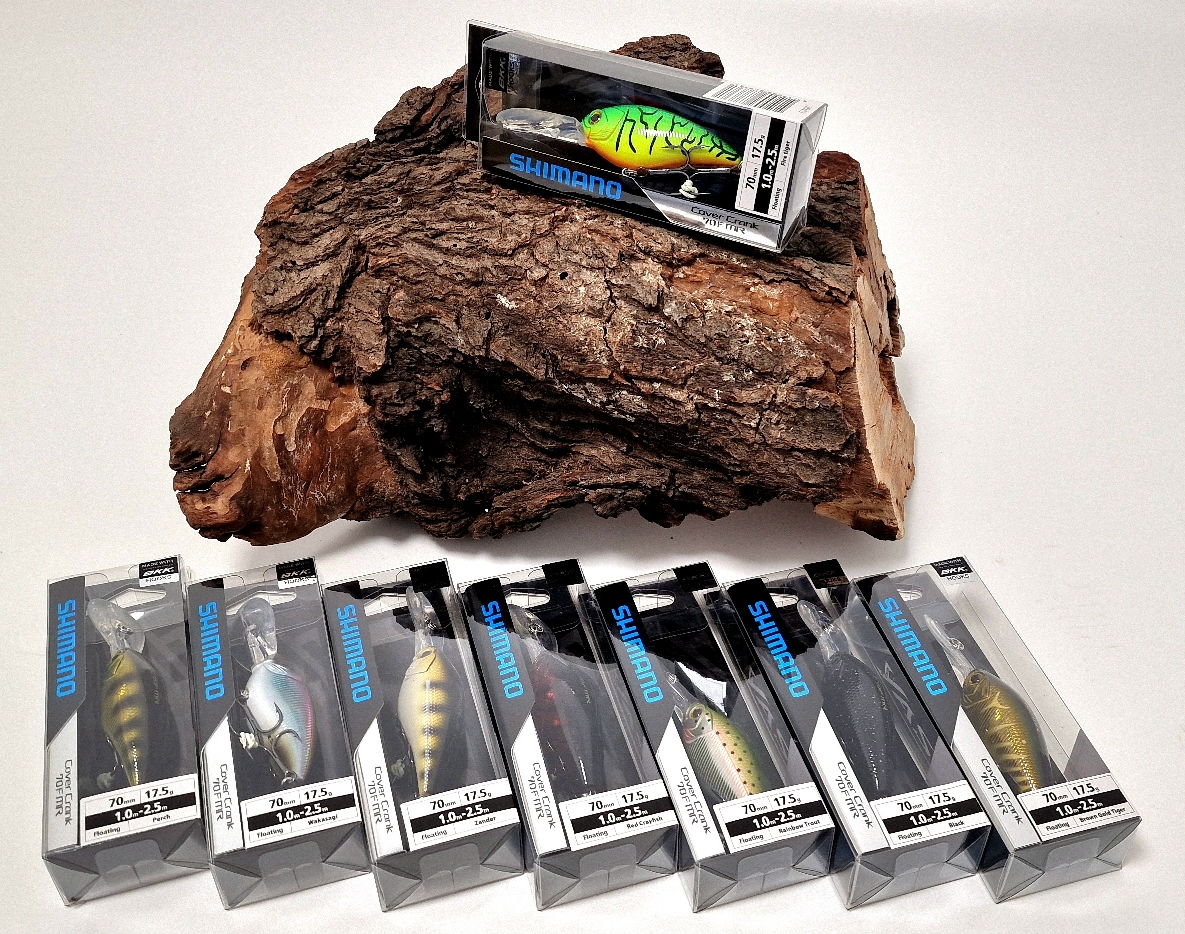 Shimano Lure Yasei Cover Crank F MR 70mm 17,5g 1m-2.5m 8 Farben