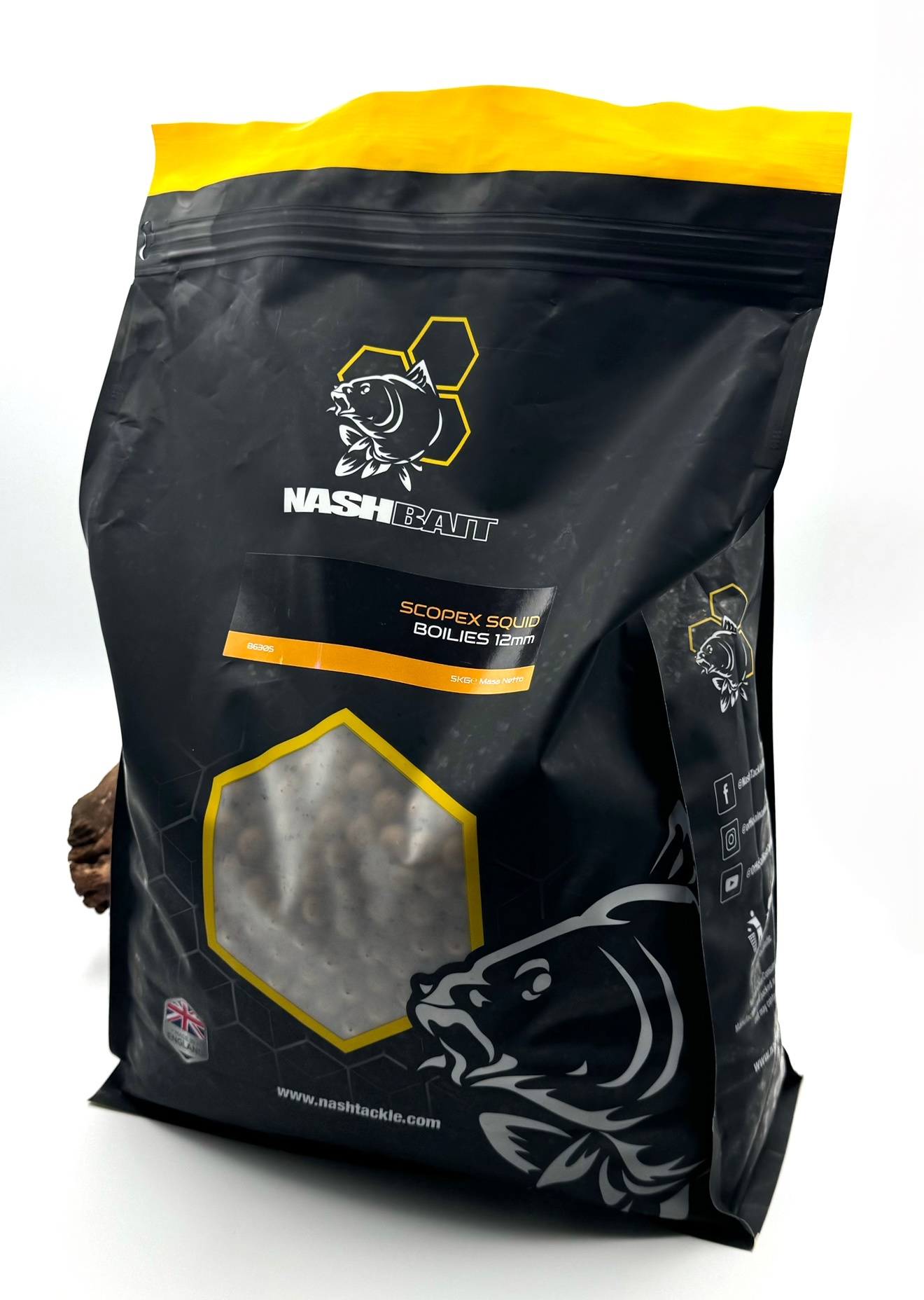 Nash Scopex Squid Boilies 5kg 12mm 15mm 20mm 24mm