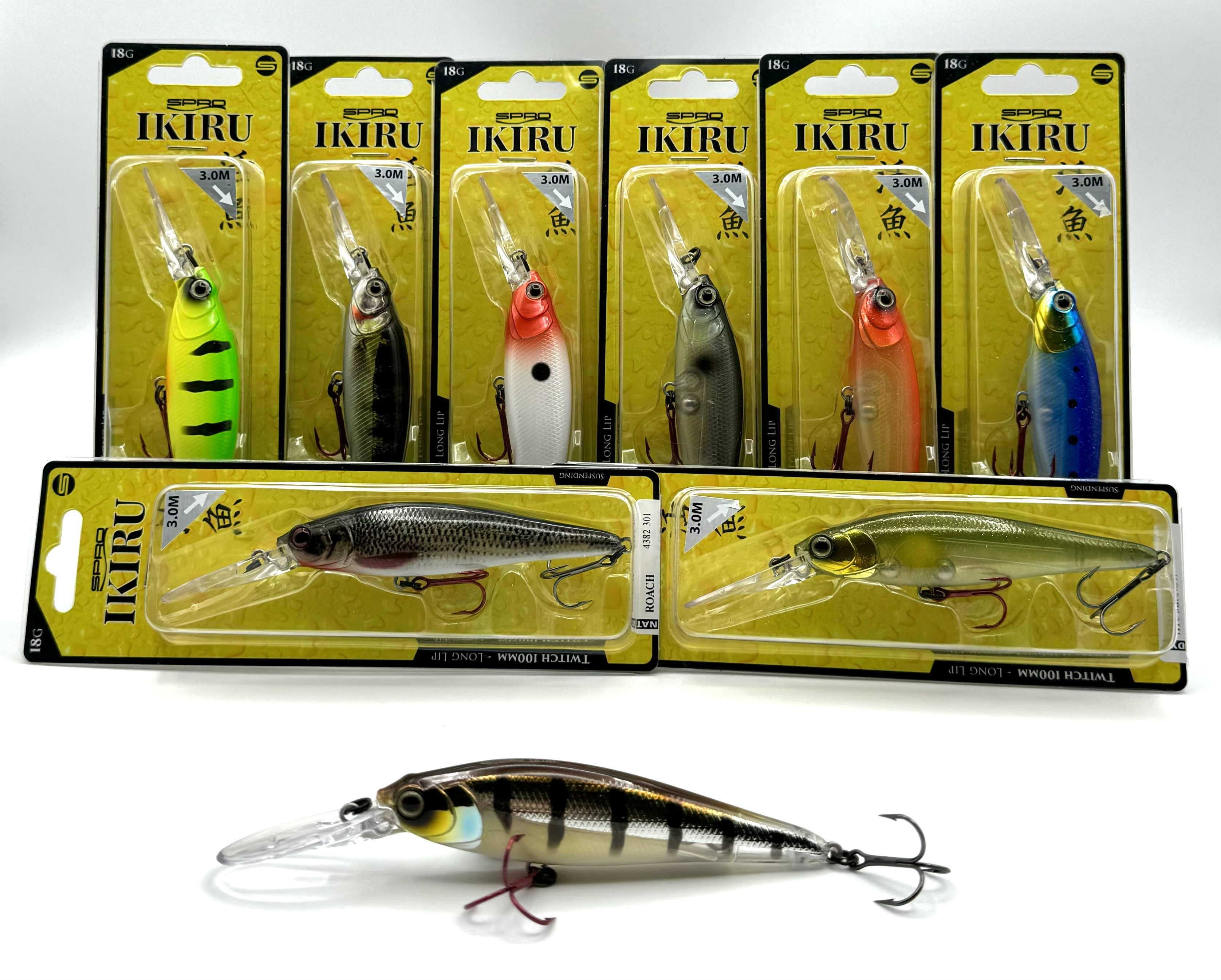 Spro Ikiru Twitch 100SUS LL 10cm 18g 3,0m Tauchtiefe 10 Farben
