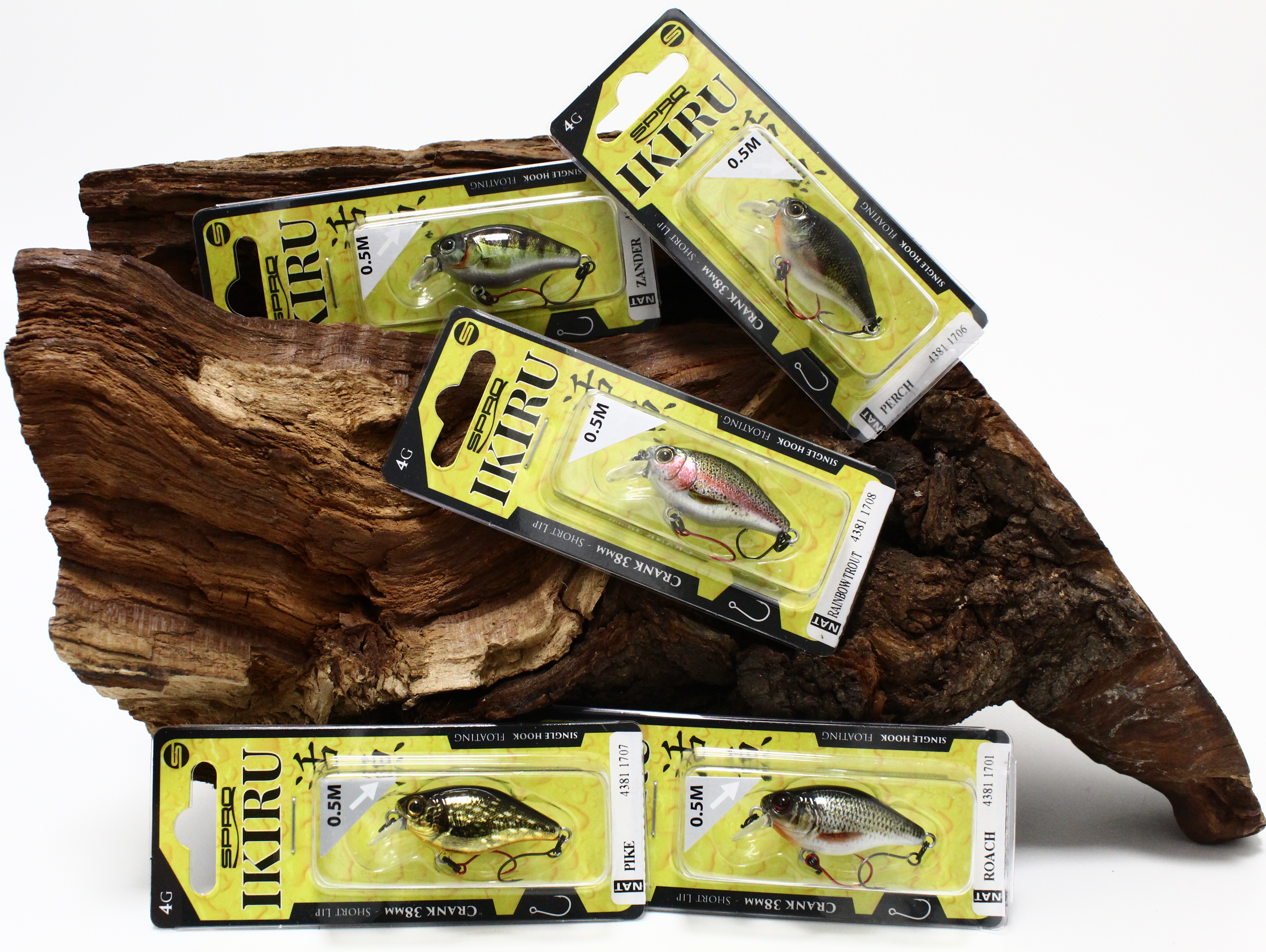 Spro Ikiru Mini Crank 38F SL SH Short Lip Single Hook 3,8cm 4,0g 0,5m Lauftiefe