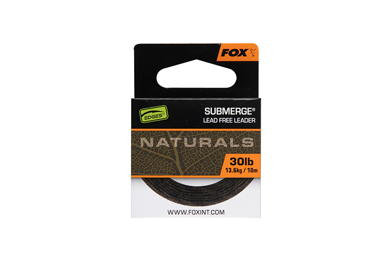 Fox EDGES Naturals Submerge Leader 30lb 10m 13,6kg