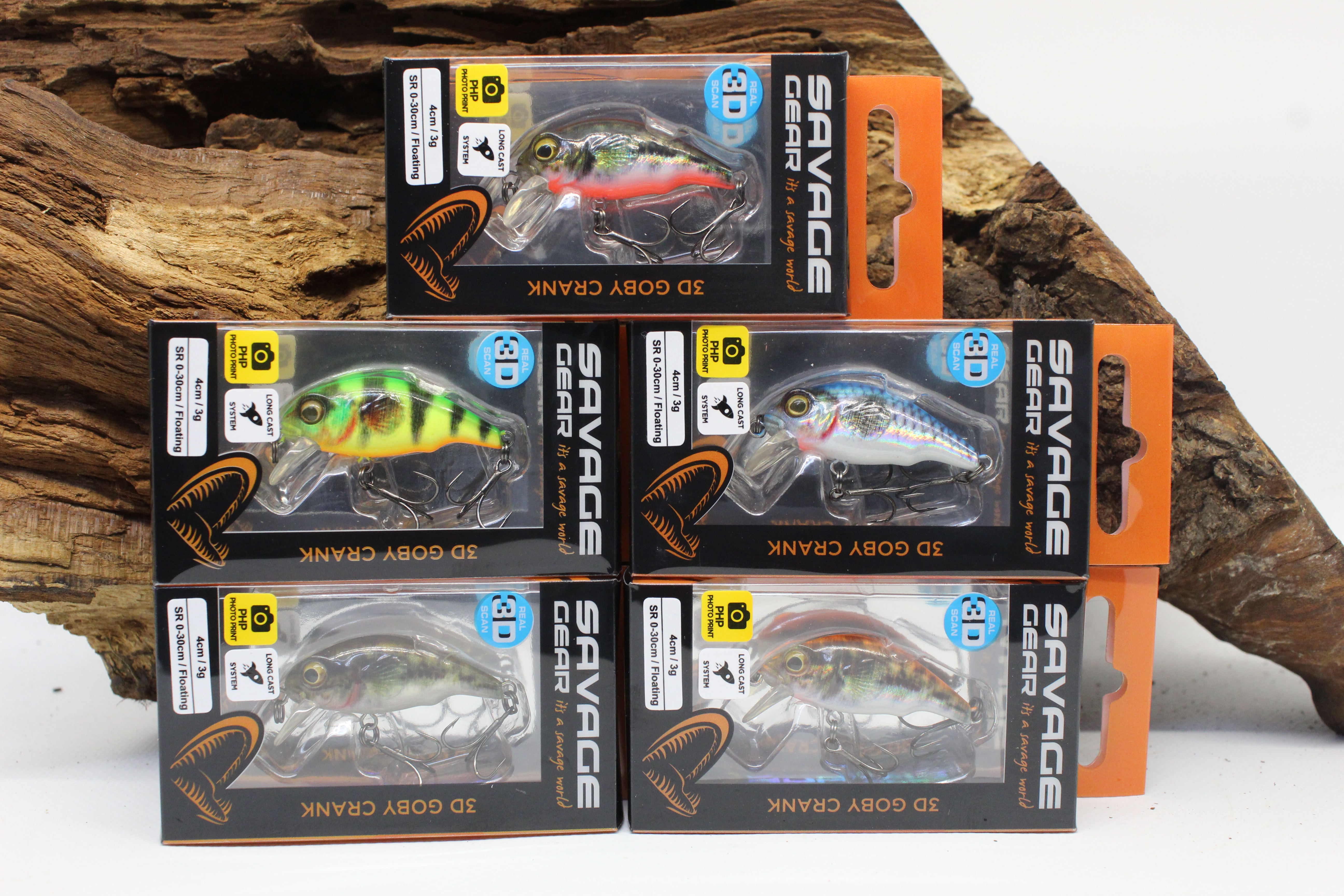 Savage Gear Wobbler 3D Goby Crank SR Floating 4cm 3g  5 Farben